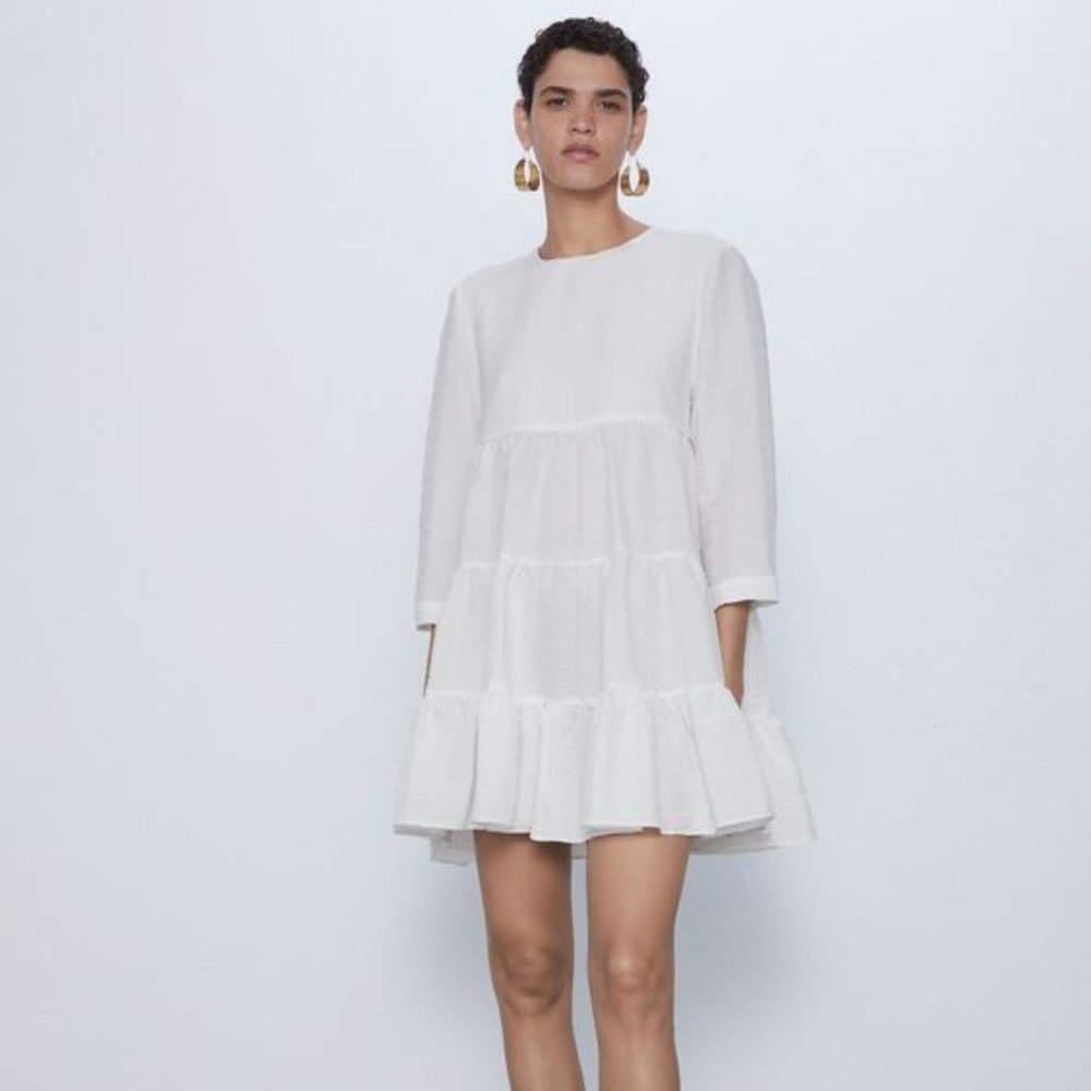 Zara White Sharon Dress